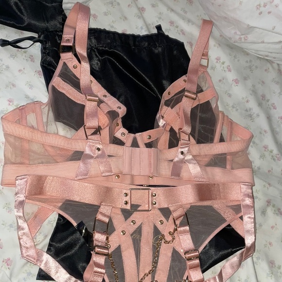 HONEY BIRDETTE INDRIA SOFT PEACH 2 PIECE SET NEW - Picture 10 of 15
